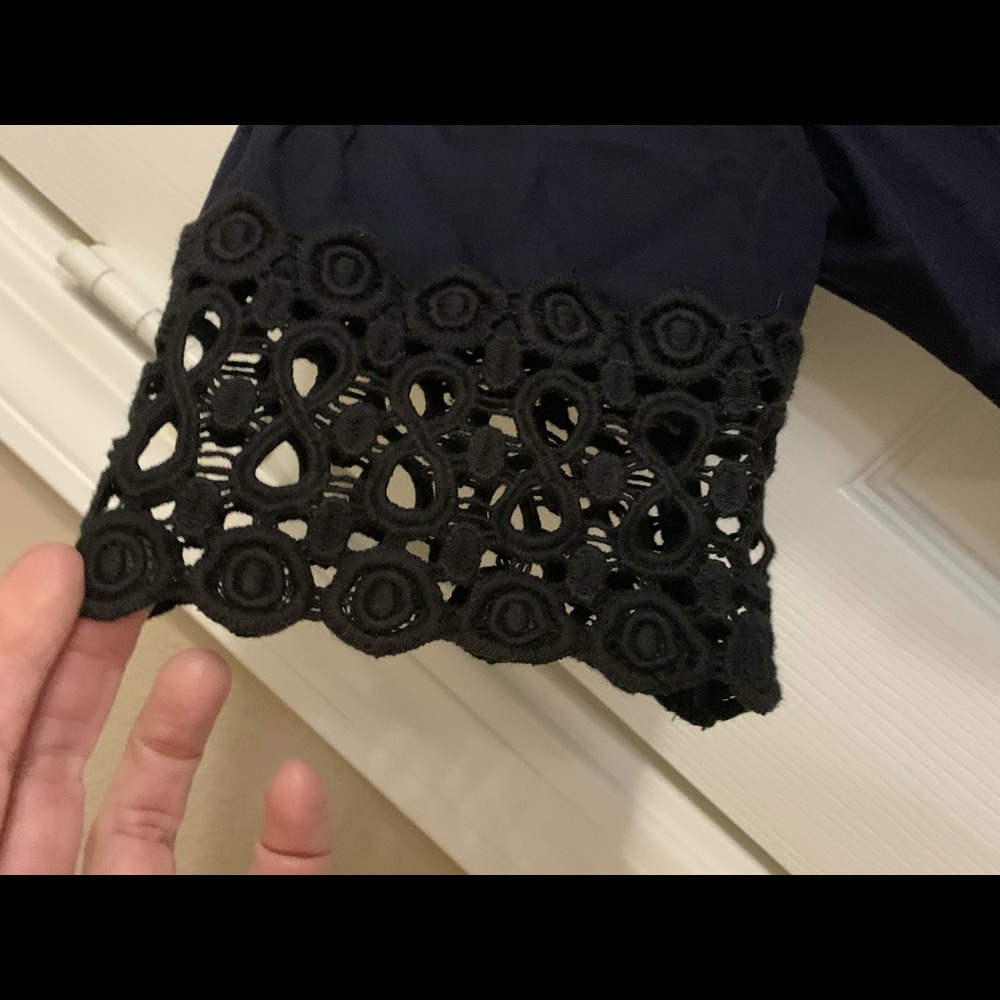 Hinge brand xs dark navy blue dress - Picture 3 of 5